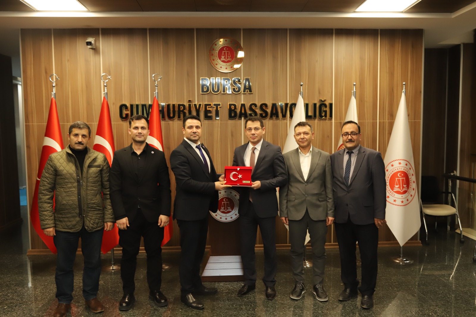 Bursa Cumhuriyet Başsavcımız Sayın Mustafa Çelenk’e Hayırlı Olsun Ziyareti