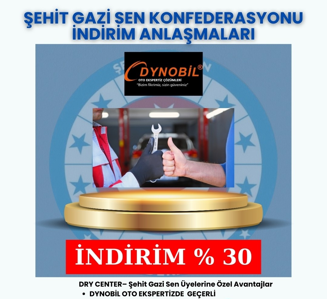 Üyelerimize Özel Dynobil Oto Ekspertiz İndirim Anlaşması
