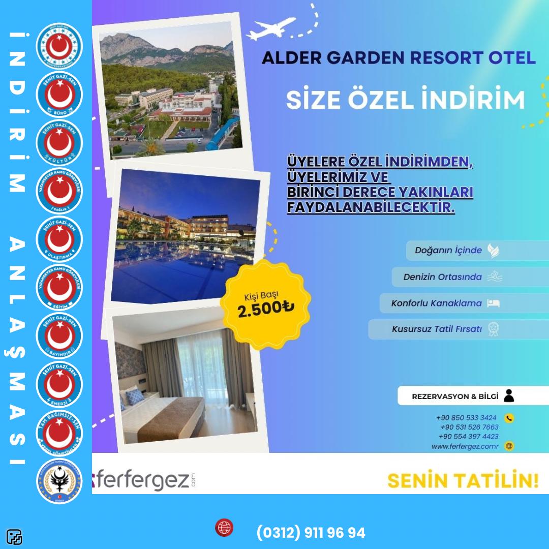 Üyelerimize Özel Tatil ve Konaklama İndirimi