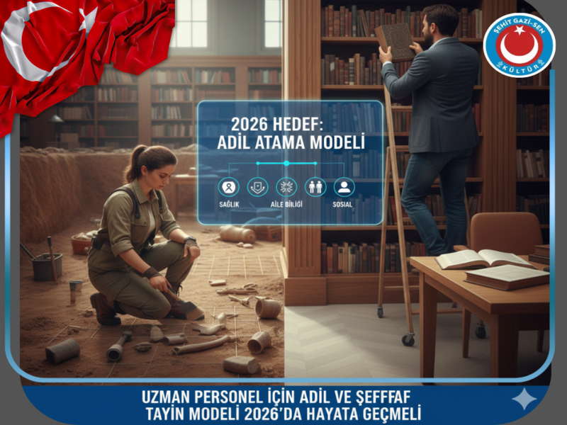 TÜM PERSONEL İÇİN ADİL VE ŞEFFAF TAYİN MODELİ 2026’DA HAYATA GEÇMELİ