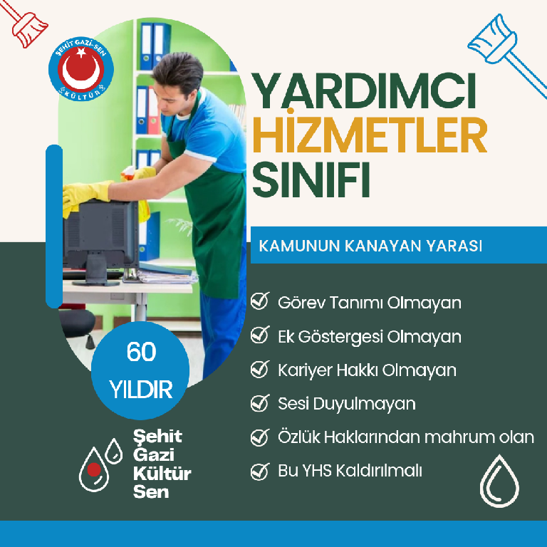 YARDIMCI HİZMETLER SINIFI ACİL REFORM EDİLMELİ