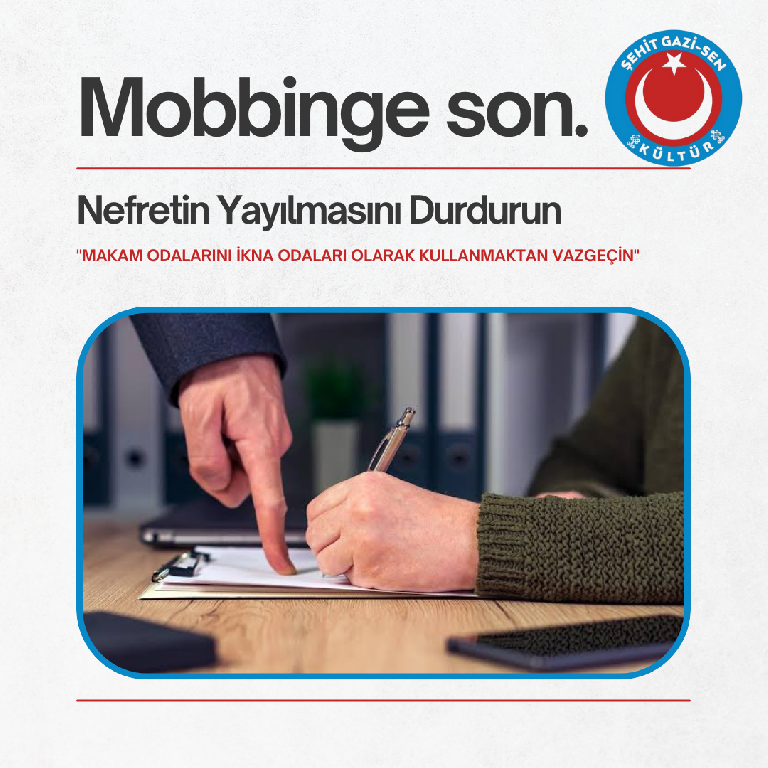 Mobbinge Karşı Hep Birlikte Son Diyelim