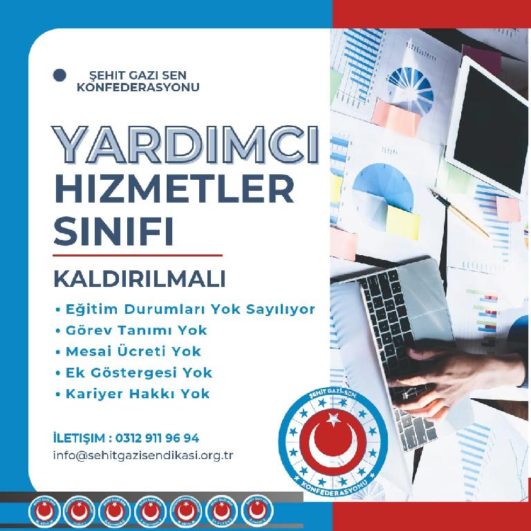 Yardımcı Hizmetler Sınıfı Kaldırılmalı